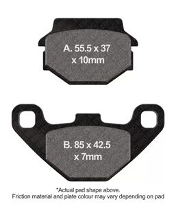 EBC BRAKES Brake Pads SFA067HH - Special Order 