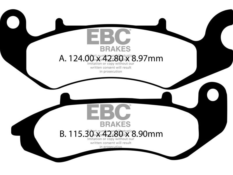 EBC BRAKES Brake Pads FA711V click to zoom image