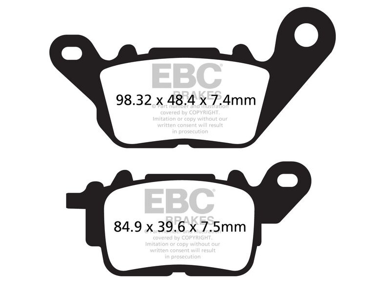 EBC BRAKES Brake Pads SFA694HH click to zoom image