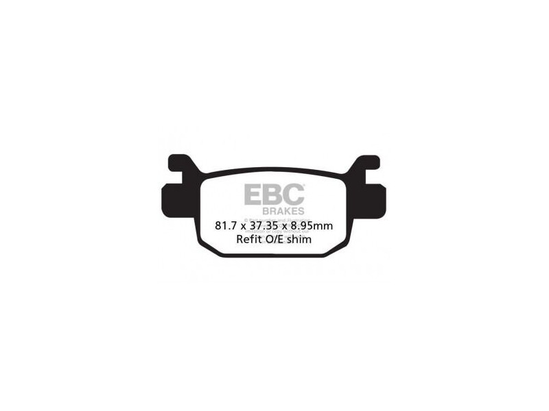 EBC BRAKES Brake Pads SFAC415 click to zoom image