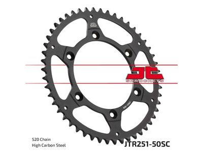 JT SPROCKETS Rear Sprockets R/W 251-50SC