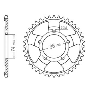 JT SPROCKETS Sprocket Rear 1209-41 JTR1209 