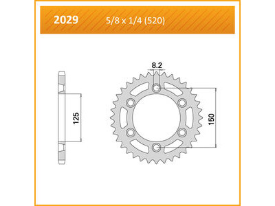 JT SPROCKETS Sprocket Rear 2029-42 No JTR