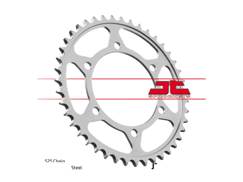 JT SPROCKETS Rear Sprocket JTR1876.43 click to zoom image