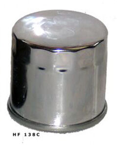 HIFLOFILTRO HF138C Chrome Oil Filter 