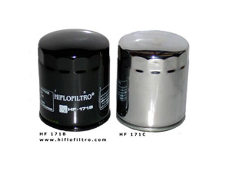 HIFLOFILTRO HF171C Chrome Oil Filter click to zoom image