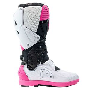 SIDI Crossfire 3 SRS CE Boots Black/White/Pink click to zoom image