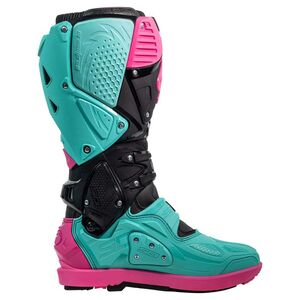 SIDI Crossfire 3 SRS CE Boots Black/Mint/Pink click to zoom image