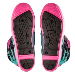 SIDI Crossfire 3 SRS CE Boots Black/Mint/Pink click to zoom image