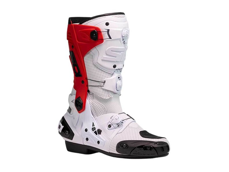 SIDI Rex Air CE Boots White/Red click to zoom image