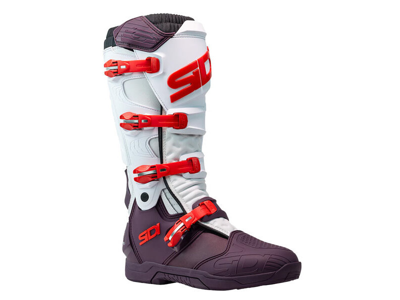 SIDI X-Power SC CE Boots White/Wine S/O click to zoom image