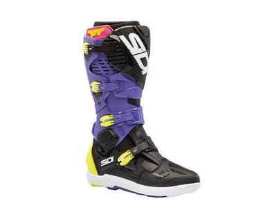 SIDI Crossfire 3 SRS CE Boots Violet/Black/Fluo Yellow