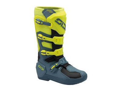 SIDI Crosscore CE Boots Petrol/Fluo Yellow