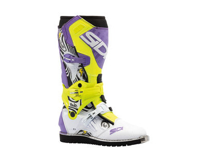 SIDI Crossair CE Boots Billy Bolt LE Purple/Yellow