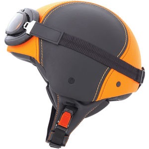 CABERG Jet Century Black/Orange Leather XS 