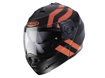 CABERG Duke II super Legend Matt Black/Red Flo