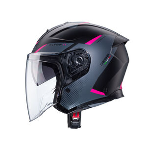 CABERG Flyon II Boss Matt Black Grey Fuchsia Special click to zoom image