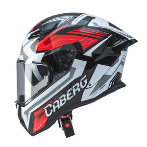 CABERG Drift Evo II Jarama Black/White/Red Helmet click to zoom image