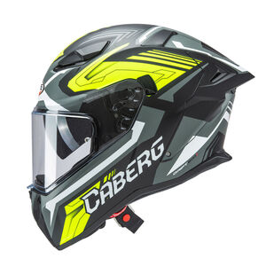 CABERG Drift Evo II Jarama Matt Black/Grey/Yellow/Fluo Helmet click to zoom image