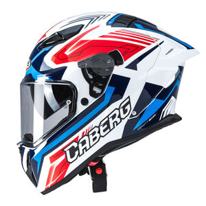 CABERG Drift Evo II Jarama White/Red/Blue Helmet click to zoom image