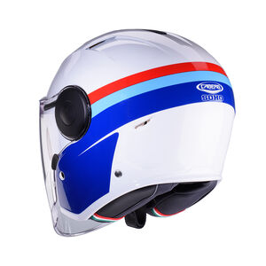 CABERG Soho Zephir White/Blue/Red Helmet S/O click to zoom image