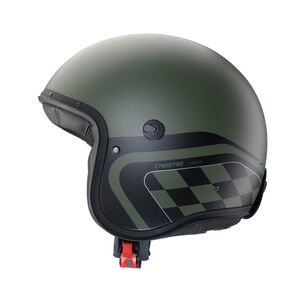 CABERG Freeride X Daytona Matt Military Green/Black/Silver Helmet click to zoom image