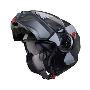 CABERG Duke Evo Indy Matt Black/Gun/Grey Helmet click to zoom image