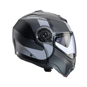 CABERG Duke Evo Indy Matt Black/Gun/Grey Helmet click to zoom image