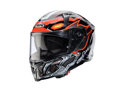 CABERG Avalon X Gurkha Black/Grey/Orange Fluo Helmet