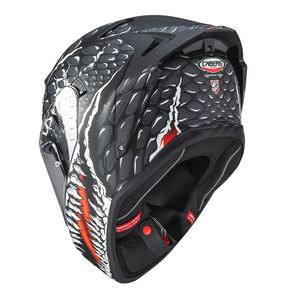 CABERG Drift Evo II Crok Matt Black/Anthracite/Red Full Face Motorcycle Helmet click to zoom image