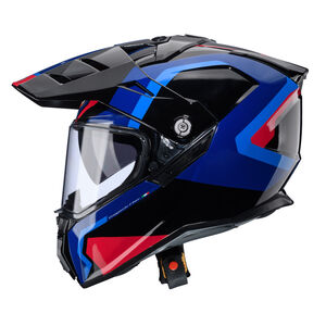 CABERG Tanami Scram Black/Red/Blue/Light Blue Helmet click to zoom image