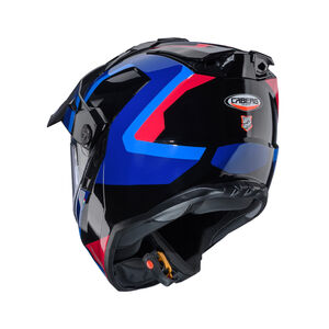 CABERG Tanami Scram Black/Red/Blue/Light Blue Helmet click to zoom image