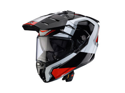 CABERG Tanami Scram Black/Red/White Helmet