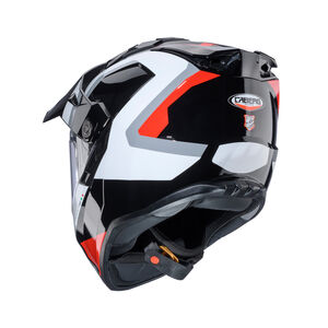 CABERG Tanami Scram Black/Red/White Helmet click to zoom image