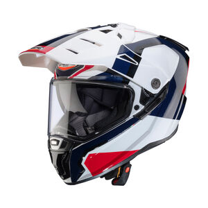 CABERG Tanami Scram White/Red/Blue Helmet 