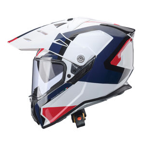 CABERG Tanami Scram White/Red/Blue Helmet click to zoom image