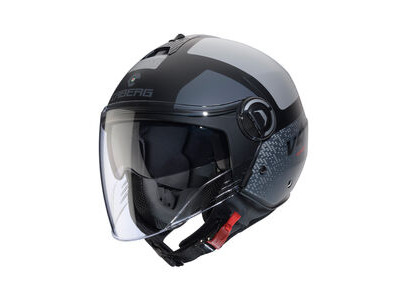 CABERG Riviera V4X Alpha Matt Black/Anthracite/Grey Helmet