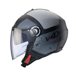 CABERG Riviera V4X Alpha Matt Black/Anthracite/Grey Helmet click to zoom image