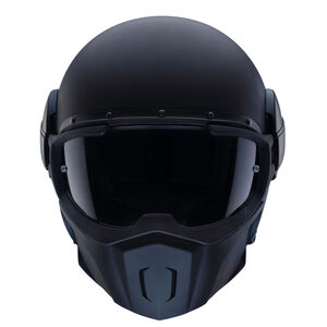 CABERG Jet Ghost X Matt Black Helmet click to zoom image