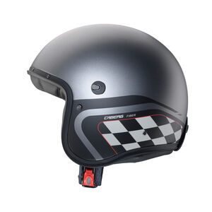 CABERG Freeride X Daytona Matt Gun/Black/White Helmet click to zoom image