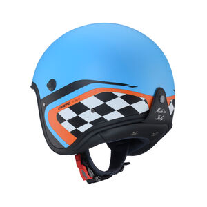 CABERG Freeride X Daytona Matt Blue/Black/Orange Helmet click to zoom image