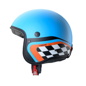 CABERG Freeride X Daytona Matt Blue/Black/Orange Helmet click to zoom image