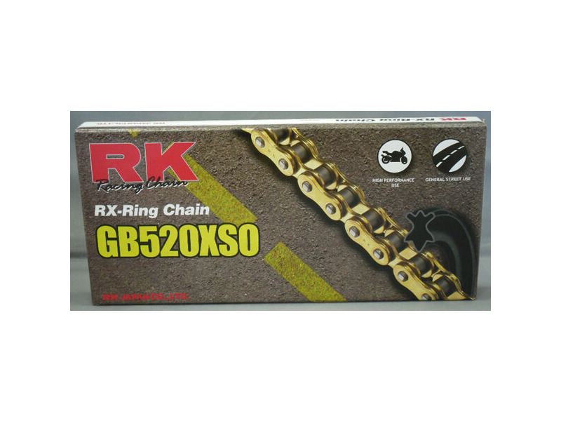 RK CHAINS GB520XSO/Z1 X 118 CHAIN GOLD [RX] click to zoom image