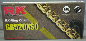 RK CHAINS GB520XSO/Z1 X 128 CHAIN GOLD 