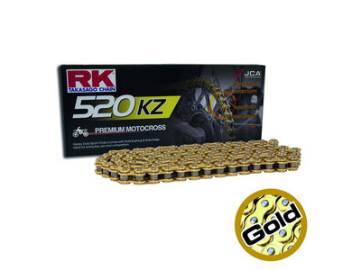 RK CHAINS CHAIN 520KZ-120 GOLD - HEAVY DUTY