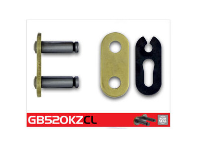 RK CHAINS GB520KZ-CL Premium MX Con Clip Link