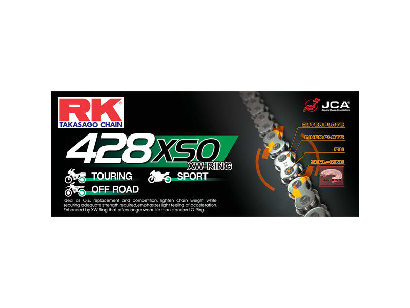 RK CHAINS 428SO X 134 CHAIN click to zoom image