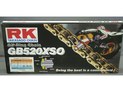 RK CHAINS GB520XSO X 108 CHAIN GOLD [RX]