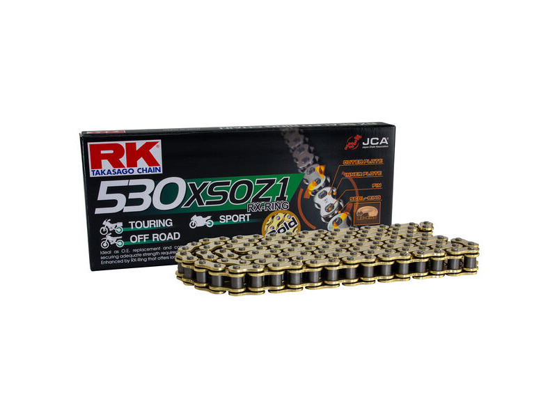 RK CHAINS GB530XSOZ1-96 Gold RX-Ring Chain click to zoom image
