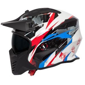 SPADA Storm Matt Wht/Red/Blue click to zoom image